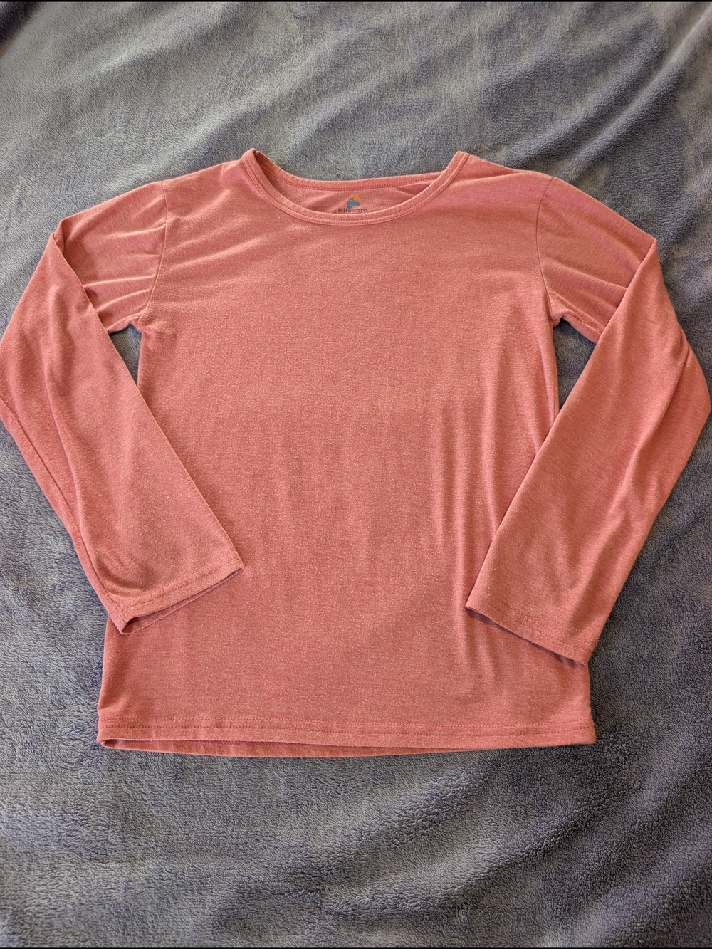 Kids Long Sleeve Crewneck Top - Pink